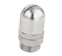 Sfera rotante in acciaio inossidabile per la puliz Ugello for lavaggio contenitori con sfera rotante in acciaio inox, filettatura maschio da 1/4 di pollice