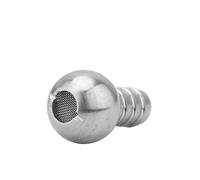 Sfera rotante in acciaio inossidabile, Stainless Steel Spray Ball Head Foam Cannon Filter Weighted Straw Hose Attachment for Pressure Washer Reusable Car Accessories(10 pcs)