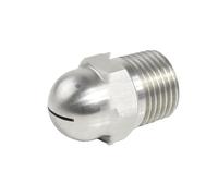Sfera rotante in acciaio inossidabile, Stainless Steel Spray Ball Head Spiral Jet Nozzle,Slot Gap Industrial Cleaning,Blowing Wind Air for Flue Gas Denitrification(1l8 aperture 1.2mm)