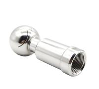 Sfera rotante in acciaio per spruzzatura, Testa a sfera di spruzzo in acciaio inossidabile da 1/2"-2" pollici Sfera rotante in pulizia del serbatoio(1/2")