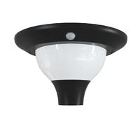 Sfera solare LED per esterni in PMMA, 200mm, 3 CCT, 2000 lumen, IP65. Bianco