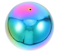Sfera Specchiata in Acciaio Inox Lucido, Globo Riflettente Colorato, Ornamento