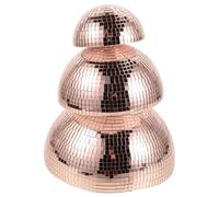 Sfera Specchio Metà Disco in Vetro 3 Pezzi per Decorazioni