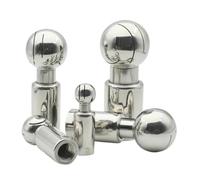 Sfera Spray Rotante BSP1/4 "3/8" 1/2 "3/4" 1 "-2" SS304/SS316L Acciaio inossidabile Filettatura interna Sfera di spruzzo rotante sanitaria Testina pulizia serbatoio CIP(SS304,1-1/2")