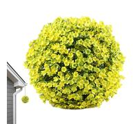 Sfera topiaria artificiale, palla topiaria di pianta artificiale - palla di erba sfera di verde palla topiaria in legno di bosso vivo, sfera topiaria di pianta viva artificiale, palla topiaria in