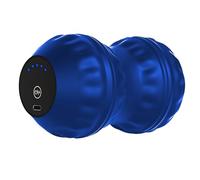 Sfera vibrante per massaggio ai tessuti profondi, terapia dei trigger point e rilascio miofasciale, massaggiatore elettrico a 5 velocità a doppia vibrazione Lacrosse, 9 x 9 x 16 cm, blu
