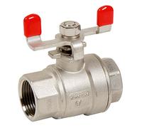 Sferaco - Valvole di intercettazione in acciaio inox - Valvola a sfera farfalla PN63 - Femmina 3/8" (12/17)