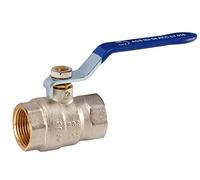 Sferaco - Valvole di intercettazione maniglia piatta - Valvola a sfera Passaggio integrale PN30 ACS blu F/F 1"(26x34) SFERACO