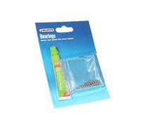 Set di 72 Cuscinetti bici a sfera con grasso Weldtite 3,175 Argenté Ø3,175 mm