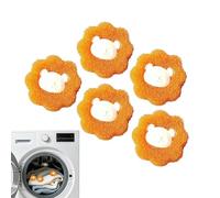 Sfere anti-peluche per asciugabiancheria | Design pulizia riutilizzabile | Raccogli peluche e capelli di animali, per asciugatrice, lavatrice, vestiti, tessuti, detriti, casa, appartamento