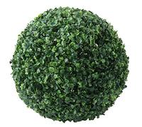 Sfere artificiali di arte topiaria, rotonde in legno di bosso, piante topiarie artificiali, per interni ed esterni, palle decorative da appendere in finto buxus, per casa, ufficio, balcone, giardino,