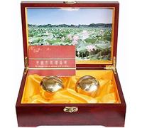 Sfere baoding palline cinesi Baoding palla Palla di meditazione cinese per la salute/massaggio sportivo cinese con sfera di metallo, assistenza sanitaria e rilassante(Color:a)