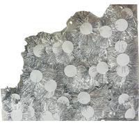 SFERE CON ANGELO E PIUME ARGENTATE per decorazioni pasquali conf da 50 pz (ROSSO)