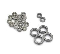 sfere cuscinetti Per FMS Per FCX24 22 Pezzi Set Di Cuscinetti A Sfera Acciaio 3x6x2.5 4x7x2. 7x11x3 1/24 RC Crawler Auto Parti Aggiornamento Accessori Ricambio
