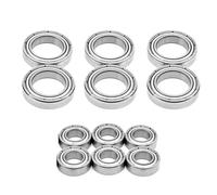 sfere cuscinetti Per ZD Per Le Corse Per MX-07 1/7 RC Auto Pezzi Di Ricambio Accessori Modificati 12 Set Cuscinetti A Sfera Acciaio 8763 8764