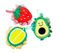 Sfere da bagno a forma di frutta, 3 pezzi, Sfere da bagno esfolianti creative,