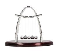 Sfere dell'equilibrio della culla di Newton, palla del pendolo dell'equilibrio del metallo Fisica Scienza Fisica Gadget Giocattolo dell'altalena fisica per l'ufficio e la decorazione della casa(L)