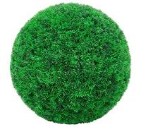 Sfere di bosso artificiali, 2 pezzi, 52 cm, in polietilene, verde, pianta decorativa per interni ed esterni, giardino, balcone, soggiorno, facile da pulire, resistente alle intemperie, da appendere in