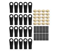 Sfere di collegamento con estremità per aste in plastica M2 da 20 pezzi compatibili con auto cingolate RC in 1/24 come i modelli SCX24 AX24(20PCS A)