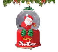 Sfere di neve di Natale,Decorazioni per la scrivania festive,Carillon Globi di neve con illuminazione | Per camera da letto, tavolo, scaffale, armadietti, librerie e decorazioni per le vacanze