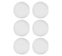 Sfere di spugna riutilizzabili per una pulizia efficiente di bagni, spa e piscine, colore bianco, galleggianti, diametro 7,6 cm, confezione da quattro o sei pezzi (6 pezzi)