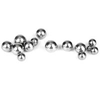 Sfere in acciaio, cuscinetti a sfera, diam. 0,4-60 mm, sfere in acciaio inossidabile 304, cuscinetti di precisione SUS, piccole guide in acciaio massiccio, sfere rotonde lisce, biglie(1.3mm (500PCS))