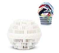 Sfere per bucato, 1 sfera di lavaggio premium, guscio super morbido che non fa male ai vestiti, sfere in ceramica avanzate, sfere per bucato ciclo di lavaggio, detersivo tutto naturale(Bianco)