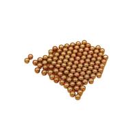 Sfere per cuscinetti in acciaio, Sfera in ottone (H62) 6 mm,35 (1/4''),75 7 8 Sfere for cuscinetti solidi di precisione for valvola