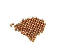 Sfere per cuscinetti in acciaio, Sfera in ottone (H62) 6 mm,35 (1/4''),75 7 8 Sfere for cuscinetti solidi di precisione for valvola