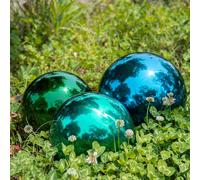 Sfere Specchiate Sfera Specchio Da Giardino Guardare Le Palle Che La Palla
