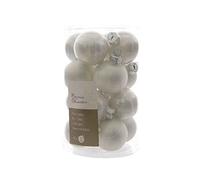 Sfere Vetro Bianco Inverno Ø 35mm. 16pz