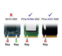 SFF-8639 NVME U.2 A NGFF M.2 M-Key PCIe Case Per SSD Per Scheda Madre