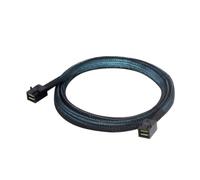SFF-8643 - Cavo di collegamento dati per workstation, 0,5 m | Routing interno del server durante i lavori di assemblaggio, riparazione e manutenzione con copertura flessibile in PVC e