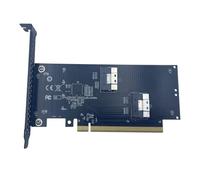 SFF-8654 8i a PCIe 16X Backplane SlimSAS 4.0 Scheda grafica esterna Riser Board per PCIe Split Adapter Espansione GPU