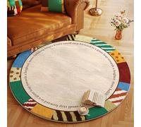 SFgFGfcghC Dopamine, tappetino rotondo antiscivolo per sedia da computer, per interni, balcone, altezza 200 cm