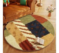 SFgFGfcghC Dopamine, tappetino rotondo antiscivolo per sedia da computer, per interni, balcone, diametro 160 cm