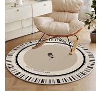 SFgFGfcghC Tappetino per Sedia a Dondolo Ufficio Computer Poltrona Girevole Piede Rotondo Camera da Letto Soggiorno Balcone Tappeto per Sedia,b,diameter120cm