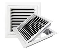 Sfiato a timpano, deflettore di ventilazione, copertura esterna for asciugatrice, for ventilazione esterna, porta, casa, soffitta, garage, soffitto(400x400mm/16x16in)