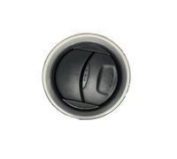 Sfiato Aria Condizionata Per Ford Per Fiesta Prese D'aria Condizionatore Pannello Interno AC Per Ford Per Fiesta Uscita Aria Condizionata Ugello Sfiato Cruscotto uscita aria Condizionata(Silver Ring)