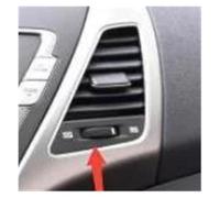Sfiato Aria Condizionata Per Hyundai Per Elantra 2012-2016 MD Pannello Strumenti Bocchetta Aria Palette Regolazione Bocchetta Aria Condizionata uscita aria Condizionata(B)