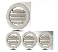 Sfiato Aria Condizionata Per Lincoln Per Navigator 2011 2012 2013 2014 Accessori BL1Z19893AA 9L1Z-19893-AG Bocchetta Aria Calda E Fredda Per Tetto Rotondo Auto uscita aria Condizionata(4PCS Beige)