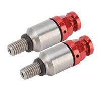 Sfiato Aria Forcella Moto, 2 Pezzi M5x0.8 Sostituzione Valvola di Sfogo Pressione Forcella Forcella in Lega di Alluminio per CRF150R CR125R CR250R CRF250R (Rosso)