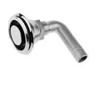 Sfiato carburante for barche in acciaio inossidabile 316 for tubo flessibile da 5/8" Sfiato passante for barche a 90 gradi con guarnizione di montaggio Sfiati carburante(90 degree)