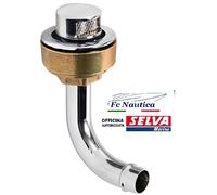 SFIATO CARBURANTE IN OTTONE CROMATO 20 mm 90°