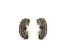 Sfiato Condizionatore D'Aria per Auto Per Benz Classe E W211 2003-2008 E200 E230 E260 E280 Bocchetta Controllo Climatizzatore Anteriore Base Ruota Girevole(Brown-L and R)