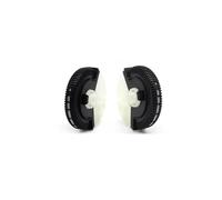 Sfiato Condizionatore D'Aria per Auto Per Benz Classe E W211 2003-2008 E200 E230 E260 E280 Bocchetta Controllo Climatizzatore Anteriore Base Ruota Girevole(Black-L and R)