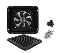 Sfiato laterale for frigorifero con la, accessori silenziosi for roulotte, camper, roulotte, 12 V, le di scarico for ventilazione a forte Circolazione efficace(Low noise)