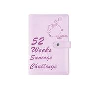 Sfida di 52 settimane per salvare e salvare questa cancelleria creativa personalizzata a foglia larga - viola