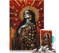 Sfida difficile Donna del giorno dei morti puzzle 2000 pezzi per adulti 70x100cm Ogni pezzo è unico - Gioco divertente e stimolante per tutta la famiglia