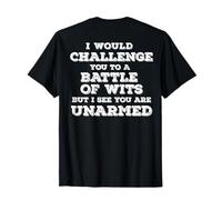 Sfida LA Battaglia con INARMATO Shakespeare Meme sul Retro Maglietta